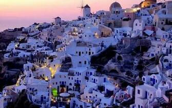 Santorini Greece Wallpaper