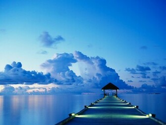 Desktop Ocean Wallpaper Which Is Under The