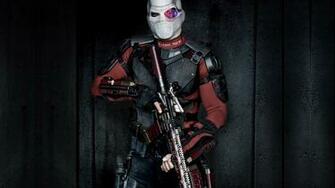 Wallpaper Deadshot Suicide Squad Will Smith Mask Movies