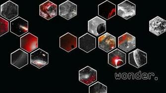Dark Red White Grey Wonder Wallpaper