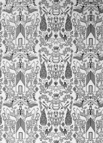 A Nordic Yarn Wallpaper Design Detail From The Bachelor