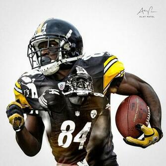 Antonio Brown Pittsburgh Steelers By Alaypatel