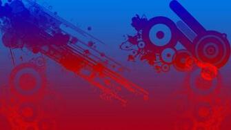 Wallpaper Blue Abstract Red Image