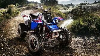 Atv Quad Offroad Motorbike Bike Dirtbike Fw Wallpaper Background