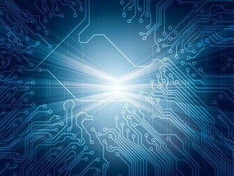Fashion Circuit Board Pattern Background Vector Graphic