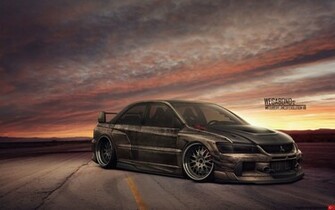Wallpaper Mitsubishi Lancer Evolution