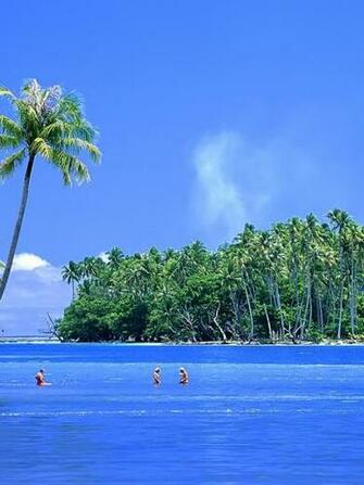 Beautiful Tropical Island iPad Wallpaper
