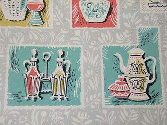 50s Vintage Wallpaper For Your Retro Kitchen