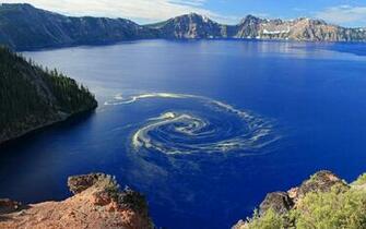 Of Pollen At Crater Lake National Park Oregon Hq Wallpaper