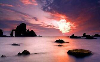 Pink Sunset Daily Background In HD