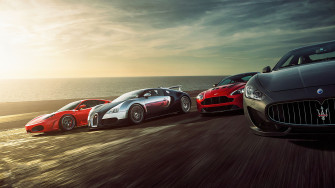 Sports Cars Squad HD Wallpaper 4k