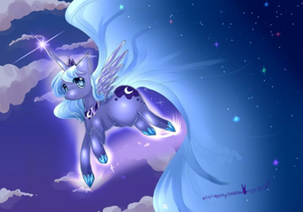 Luna Wallpaper Mlp By Aquagalaxy