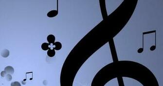 Deep Blue Purple Music Note Background iPhone Wallpaper And