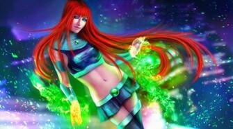 Dessins Anim S Fonds D Cran HD Starfire Dc Comics Fille Rousse