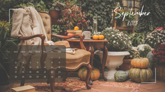 Customizable Autumn Desktop Wallpaper Templates
