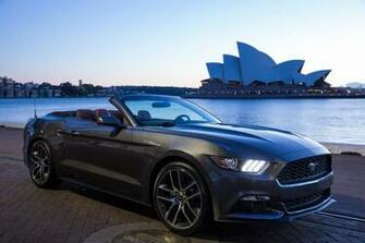 Mustang Convertible Black High Quality Image