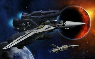 Robotech Veritech Wallpaper Strike By