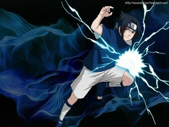Sasuke Using Chidori Uchiha Juunin Light And
