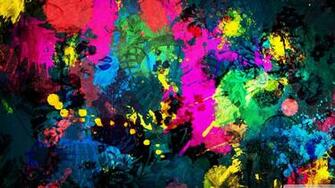 Paint Splatter Wallpaper