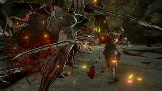 UHD 4k Code Vein Sword Fighting Monster