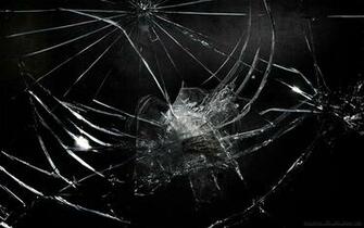 Realistic Broken Screen Wallpaper Top