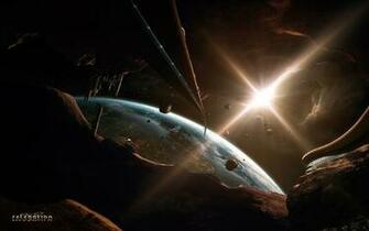 Space Science Fiction Outer Wallpaper