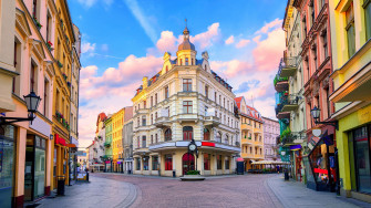 Old Town Wallpaper Square Europe Daytime Poland