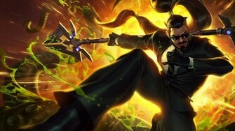 Wallpaper Lol Secret Agent Xin Zhao