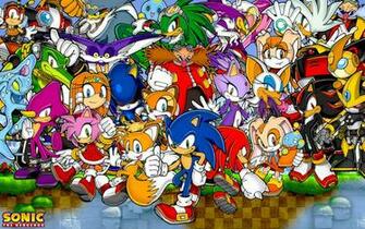 Sonic The Hedgehog And Friends Wallpaper By Sonicthehedgehogbg On
