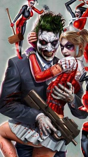 Joker And Harley Quinn iPhone Wallpaper