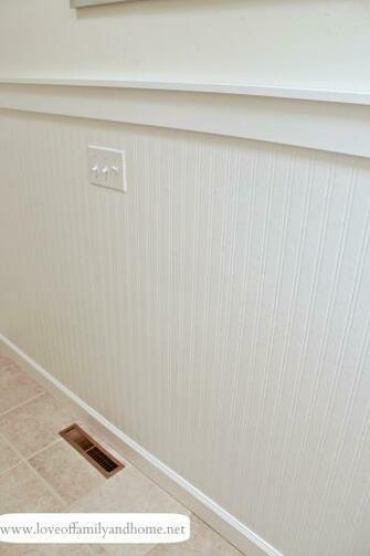 Chairrail That We Added Doesn T The Wallpaper Look Like Real Beadboard
