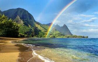 Rainbow Over The Ocean Wallpaper Res News Tips