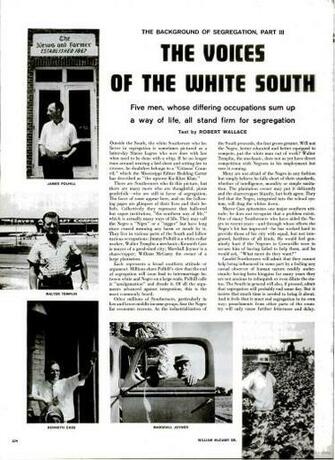 Life Magazine Sept Background To Segregation Part Iii