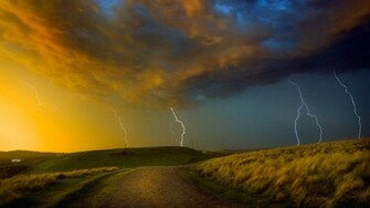 Thunder South Africa Thunderstorm Near Coffee Bay On