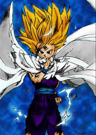 Gohan Super Saiyan Lineart By Zignoth Do It