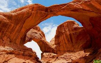 Double Arch National Park In Moab Utah Usa Desktop HD