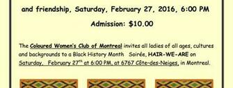 Coloured Women S Club Presents Hair We Are Bcrc