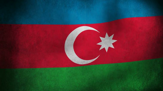 Animation Of Azerbaijan Country Flag Motion Background