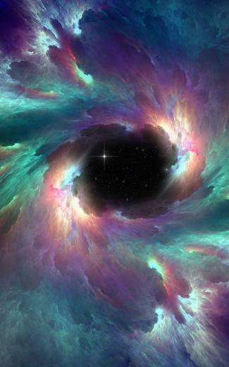 Outer Space Vortex Nexus Wallpaper