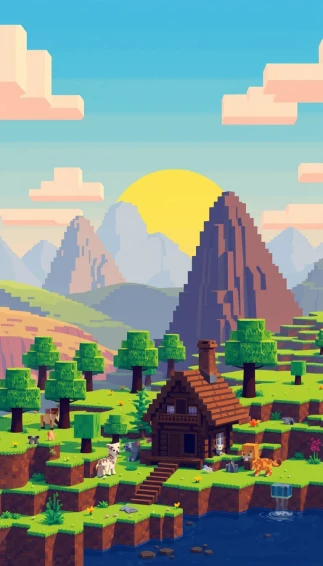 Minecraft Ps3 Wallpaper