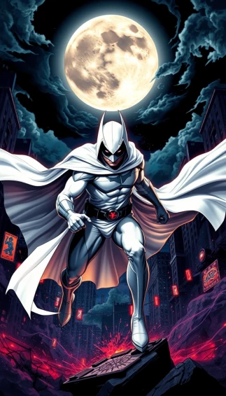 Moon Knight Phone Wallpaper