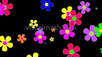 70s Flower Background Retro Flowers Power