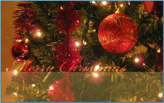 Christmas Tree Lights Screensaver