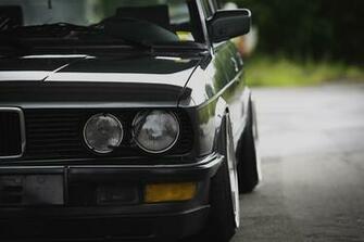 Black Bmw Sedan E28 Stance Stanceworks Problemsolver HD