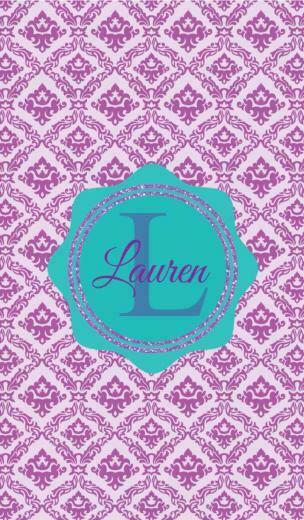 Monogram iPhone Background Wallpaper iPhone5 Fb Covers