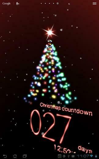 This 3d Christmas Countdown Live Wallpaper Have A