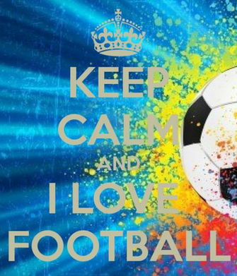 Keep Calm And I Love Football Carry On Image Generator