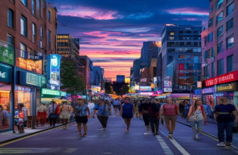 City Street Background