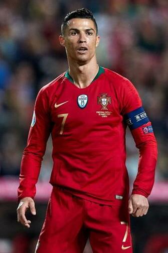 Lisbon Portugal March Cristiano Ronaldo Of Looks