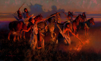 Artistico Nativi Americani HD Wallpaper